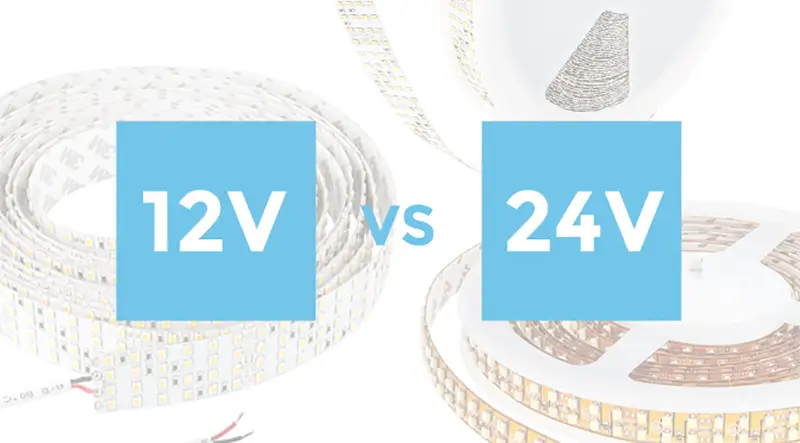 Сравнение светодиодных лент 12В или 24В. Что выбрать?