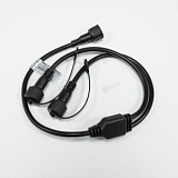 Коннектор питания ARD-CLASSIC-SYNC-RGB Black (230V, 2 ports) (Ardecoled, Закрытый)