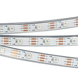 Светодиодная лента SPI-5000P-AM 5V RGB (5060, 150 LED x1, 2812) (Arlight, Закрытый, IP66)