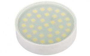 Лампа светодиодная Светодиодная лампа GX53-34B-6W-220V White (CER/G, Frost)