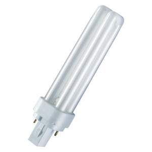 Энергосберегающая лампа компактная  DULUX D 13W/21-840 G24d-1