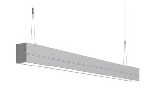Светильник подвесной Varton Т-ЛАЙН LED, 18W, 2100lm, 4000K, 585х70х90мм, 1-10V, IP20, серый