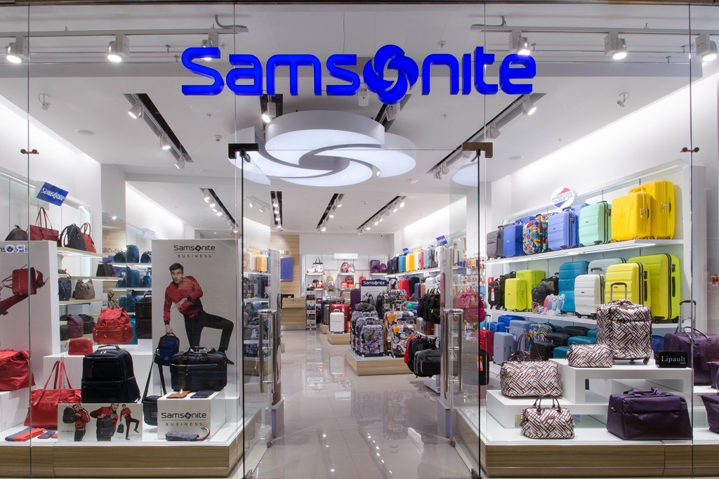 Освещение магазинов Samsonite