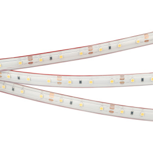 Светодиодная лента RTW 2-5000PS 12V Warm3000 (3528, 300 LED, LUX) (Arlight, 4.8 Вт/м, IP67)