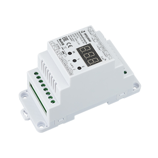 INTELLIGENT ARLIGHT Релейный модуль SMART-702-82-2G-DRO-PS (230V, 2x8A, 2.4G) DIN-рейка (IARL, IP20 Пластик, 5 лет)