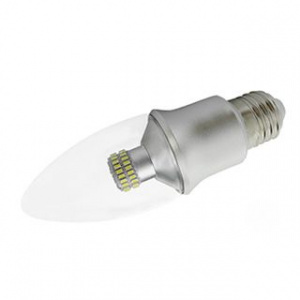 Лампа светодиодная Светодиодная лампа E27 CR-DP-Candle 6W Day White
