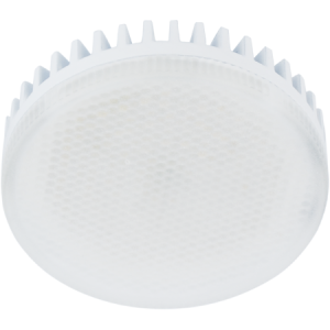 Лампа светодиодная Ecola GX53   LED 10,0W Tablet 220V 2800K матовое стекло (ребристый алюм. радиатор) 27x75