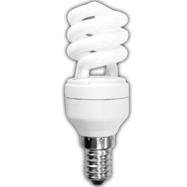 Энергосберегающая лампа  Ecola Spiral  9W Mini Half 220V E14 6400K 90x31