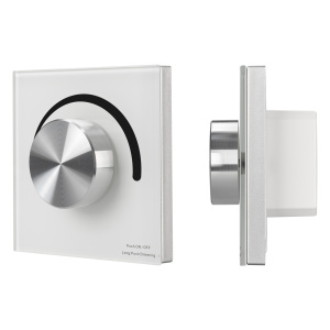 INTELLIGENT ARLIGHT Роторная панель SMART-TRIAC-601-31-DIM-IN White (230V, 1.5A, 2.4G) (IARL, IP20 Пластик, 5 лет)