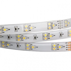 Светодиодная лента RTW 2-5000SE 24V White-TRIX 2x (3528, 450 LED, LUX) (Arlight, 7.6 Вт/м, IP65)
