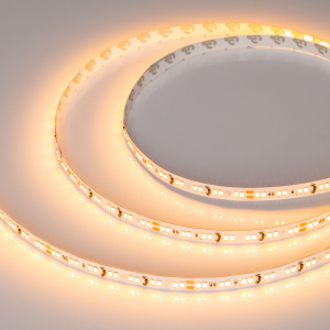 Светодиодная лента RT-A168-10mm 24V Dim-To-Warm (14.4 W/m, IP20, 2835, 5m) (Arlight, Dim-To-Warm)