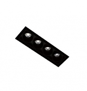 Светильник встраиваемый Prolicht MAGIQ LED, 12W, 880lm, 2700K, Ra90, 145х45х64мм, IP20, черный