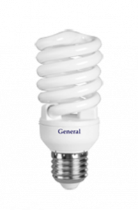 Энергосберегающая лампа  GENERAL GFSP 20 E27 6500 49*112 1320Лм