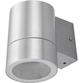 Ecola GX53 LED 8003A светильник накладной IP65 прозрачный Цилиндр металл. 1*GX53 Cатин-хром 114x140x90