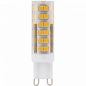Лампа светодиодная LED 7вт 230в G9 белый капсульная (LB-433)