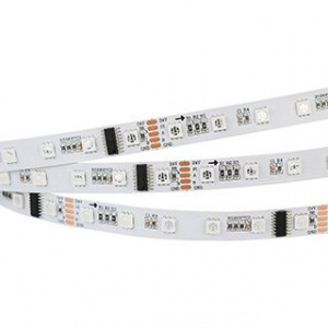 Светодиодная лента DMX-5000-5060-60 24V Cx6 RGB (12mm, 12.5W, IP20) (Arlight, Открытый, IP20)