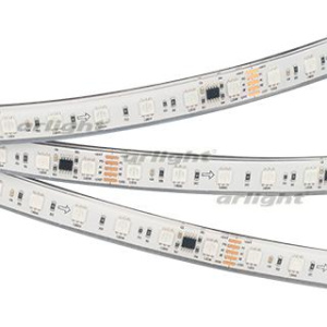 Светодиодная лента DMX-5000P-5060-60 24V Cx6 RGB (14mm, 14.4W/m, IP66) (Arlight, Закрытый, IP66)
