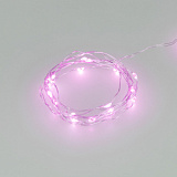 Светодиодная гирлянда ARD-DEW-HOME-2000-CLEAR-20LED-STD Purple (3V, Battery Pack) (Ardecoled, IP20)