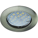  Ecola MR16 DL100 GU5.3 Светильник встр. литой Черненая Бронза 24x75
