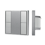 INTELLIGENT ARLIGHT Кнопочная панель DALI-201-23-4K-D2-IN Silver (BUS, Frame) (IARL, IP20 Металл, 3 года)