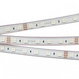 Светодиодная лента RTW 2-5000P 24V RGB 2x (5060, 300 LED, LUX) (Arlight, 14.4 Вт/м, IP66)