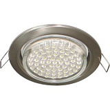  Ecola GX53 H4 Downlight without reflector_satin chrome (светильник) 38х106 - 2pack