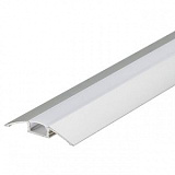 Профиль с экраном ALU-FLAT-2000 ANOD+FROST (Arlight, Алюминий)