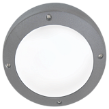 Ecola GX53 LED B4139S светильник накладной IP65 матовый Круг алюмин. 1*GX53 Серый 145x145x65