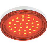 Лампа светодиодная Ecola GX53   LED color  4,4W Tablet 220V Red Красный прозрачное стекло 27x74