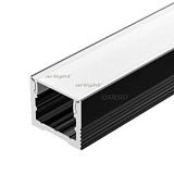 Профиль SL-SLIM-H13M-2000 BLACK (Arlight, Алюминий)