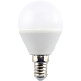 Лампа светодиодная Ecola globe   LED  8,0W G45  220V E14 2700K шар (композит) 78x45