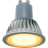 Лампа светодиодная Ecola Reflector GU10  LED  7,0W 220V золотистый  (ребристый алюм. радиатор) 56x50