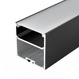 Профиль с экраном SL-LINE-5050-2500 BLACK+OPAL (Arlight, Алюминий)