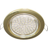  Ecola GX53 H4 Downlight without reflector_gold (светильник) 38x106 - 2pack