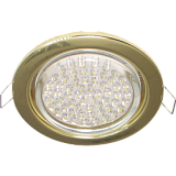  Ecola GX53 H4 Downlight without reflector_gold (светильник) 38x106 - 2pack
