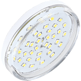 Лампа светодиодная Ecola Light GX53 LED  8,0W Tablet 220V 2800K 27x75 прозрачное стекло 30000h