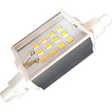 Лампа светодиодная Ecola Projector   LED Lamp Premium  6,0W F78 220V R7s 2700K (алюм. радиатор) 78x20x32