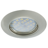  Ecola Light MR16 DL92 GU5.3 Светильник встр. выпуклый Сатин-Хром 30x80