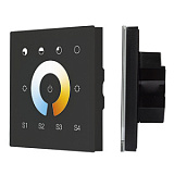 INTELLIGENT ARLIGHT Сенсорная панель DALI-901-11-1G-4SC-MIX-DT8-IN Black (BUS/230V) (IARL, IP20 Плас