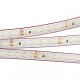 Светодиодная лента RTW 2-5000PS 24V Warm3000 2x (3528, 600 LED, LUX) (Arlight, 9.6 Вт/м, IP67)