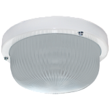 Ecola Light GX53 LED ДПП 03-7-101 светильник Круг накладной 1*GX53 матовое стекло IP65 белый 185х185х85