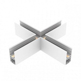 Коннектор крестовой MAG-CON-4592-X90 (WH) (Arlight, IP20 Металл, 3 года)
