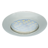  Ecola Light MR16 DL92 GU5.3 Светильник встр. выпуклый Хром 30x80