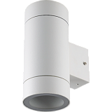 Ecola GX53 LED 8013A светильник накладной IP65 прозрачный Цилиндр металл. 2*GX53 Белый матовый 205x140x90