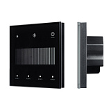 INTELLIGENT ARLIGHT Сенсорная панель SMART-DALI-301-11-1G-4SC-DIM-IN Black (BUS/24V, Touch, 2.4G) (I