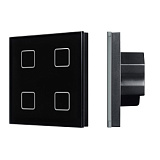 INTELLIGENT ARLIGHT Сенсорная панель DALI-301-11-IN Black (BUS/24V, Backlight) (IARL, IP20 Пластик, 