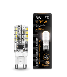 Лампа светодиодная Лампа Gauss LED G9 AC85-265V 3W 2700K 1/20/200