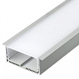 Профиль с экраном SL-LINIA88-F-2500 ANOD+OPAL (Arlight, Алюминий)