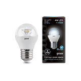 Лампа светодиодная Лампа Gauss LED Globe Crystal Clear E27 4W 4100K