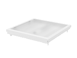 Светильник встраиваемый для потолков Cesal Varton LED, 36W, 3150lm, 4000K, 600×600×62мм, IP54, белый